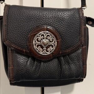 BRIGHTON PETITE Pleated Leather MG
HEART Purse Wallet Organizer
Crossbody Bag